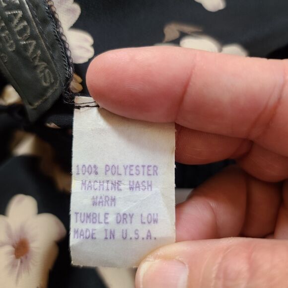 Renee Adams Limited Womens Skirt Multicolor Size Medium 100% Polyester Buttons - Picture 7 of 12